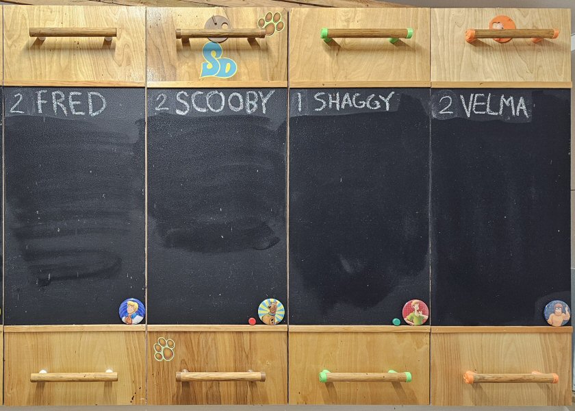 Outer Doors That Double as Chalkboards